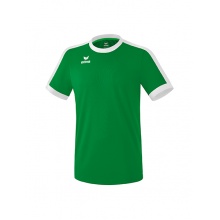 Erima Sport-Tshirt Trikot Retro Star (100% Polyester) smaragdgrün/weiss Herren